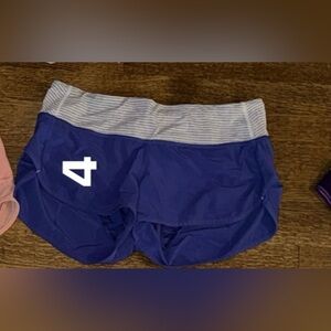 Purple shorts Lulu speed ups